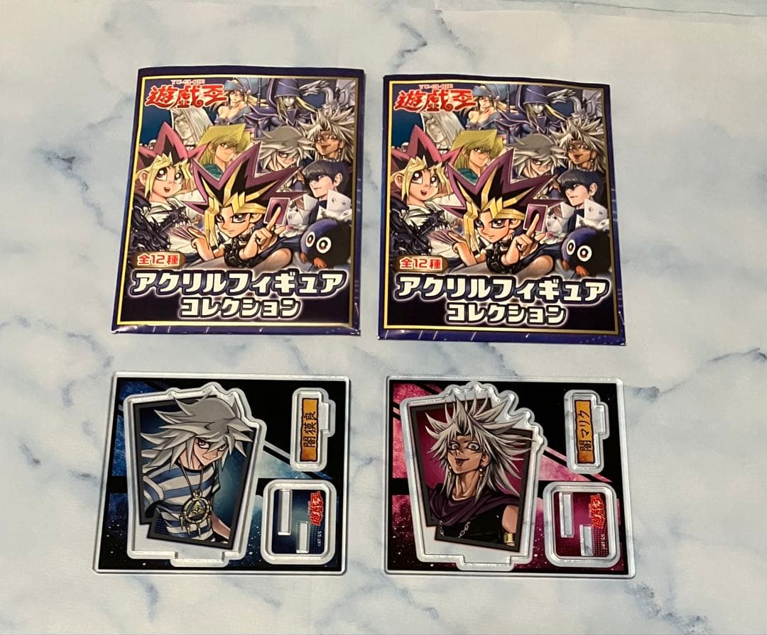 遊戯王 アクリルフィギュアコレクション 2個セット 獏良 マリク