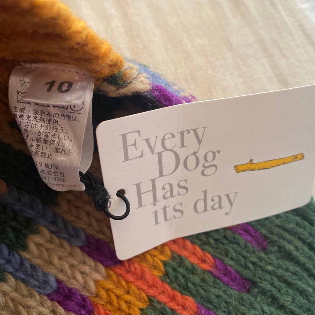 新品　犬服　E Ripple ドッグセーター ニット　ジョージ　10