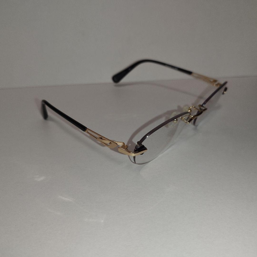 アイブレラ　クリアエバーS　ゴールドブラック　EB-41S　リムレスモデル