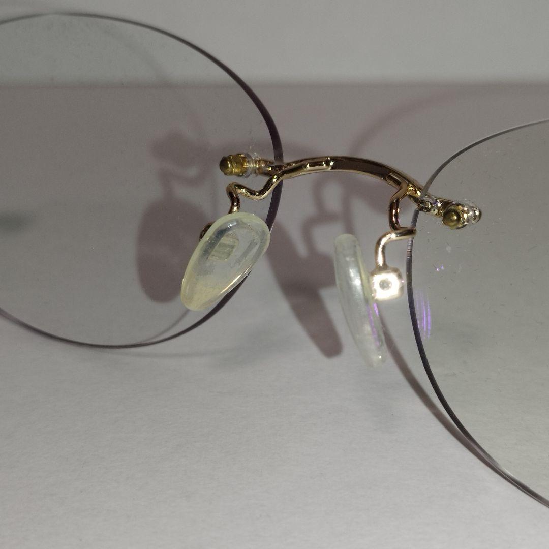 アイブレラ　クリアエバーS　ゴールドブラック　EB-41S　リムレスモデル