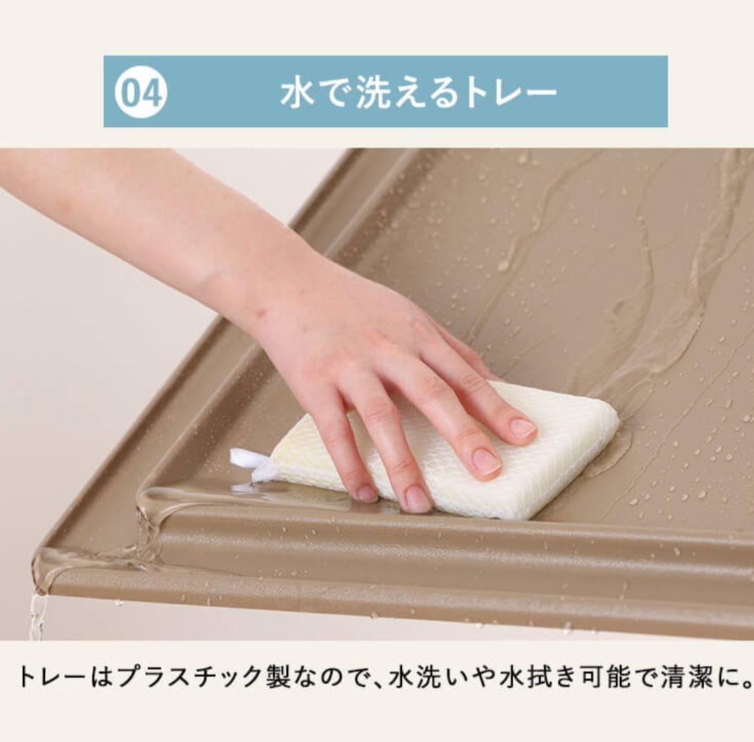 ペットサークル ケージ本体　屋根付き　木目調