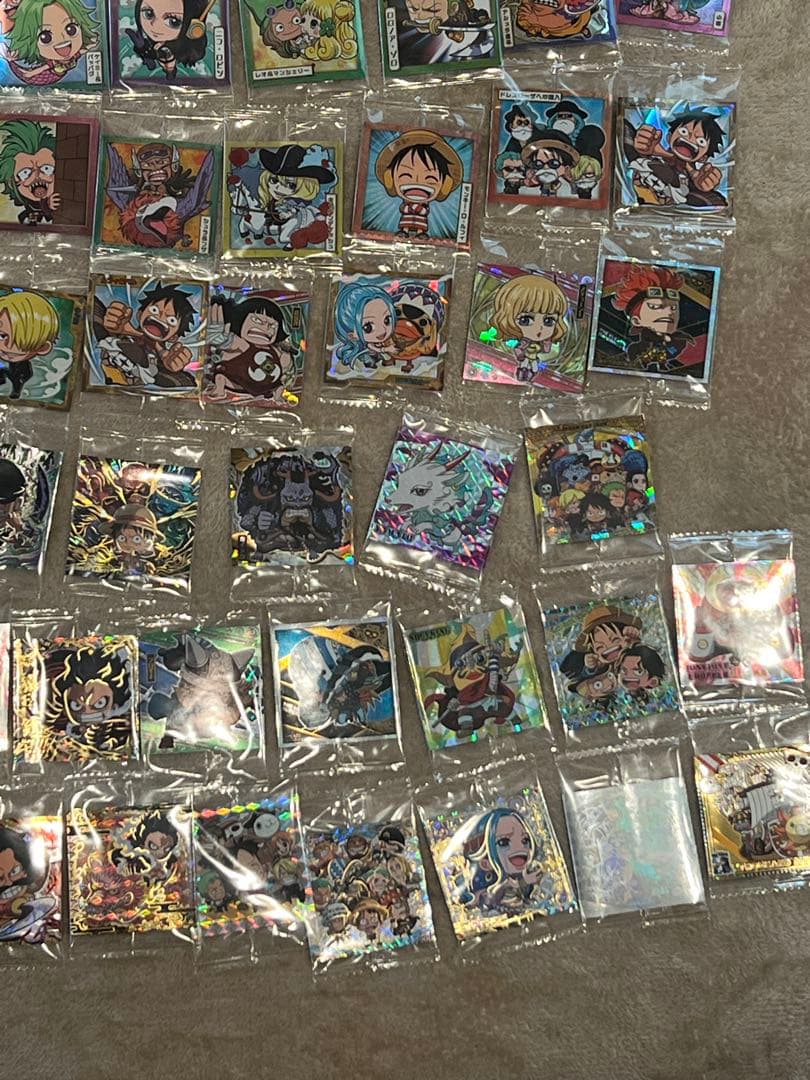 ドラゴンボール ワンピース 鬼滅の刃 シール カード まとめ売り レア多数