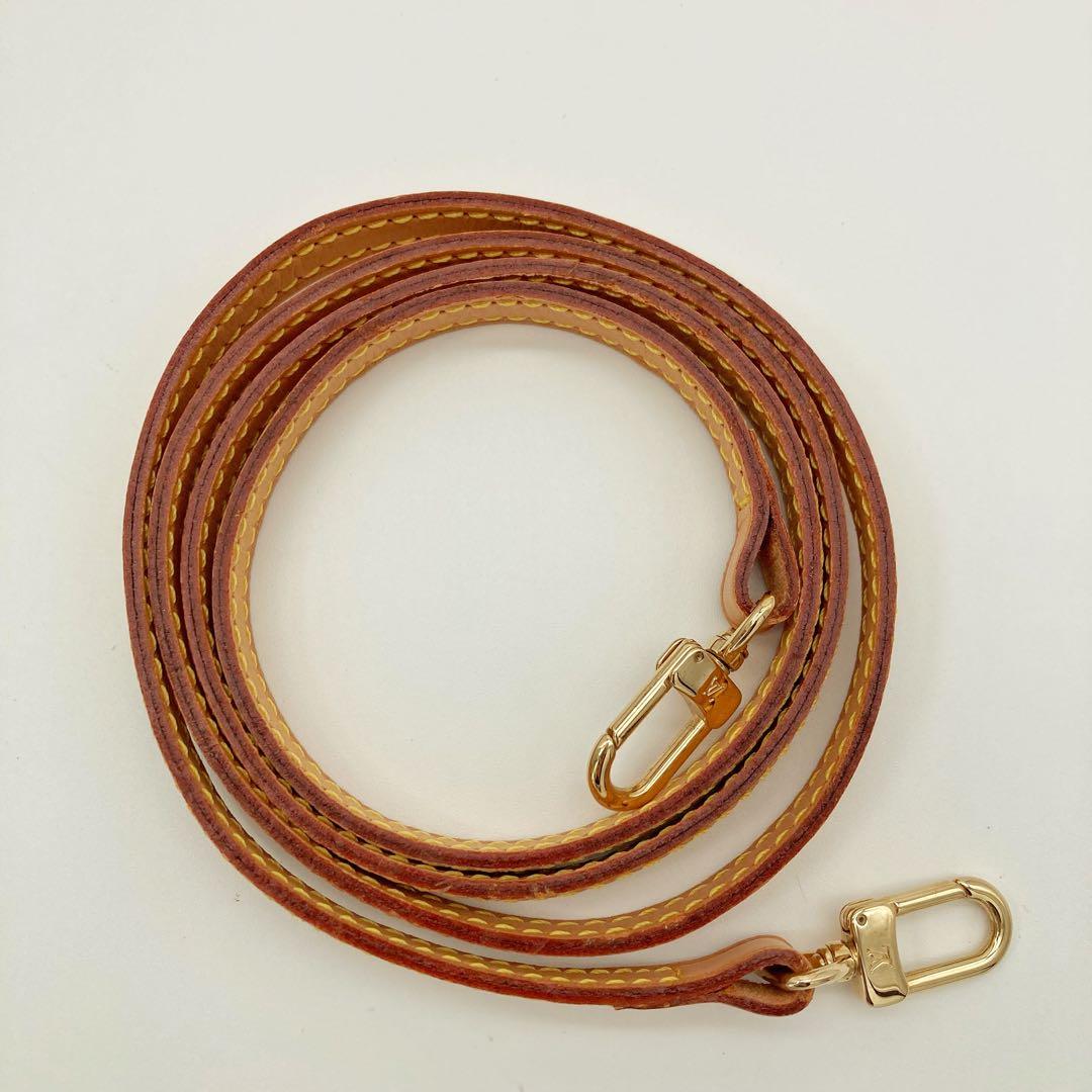 極美品 ルイヴィトン ショルダーストラップ ベルト 肩紐 ヌメ革 1.2×110