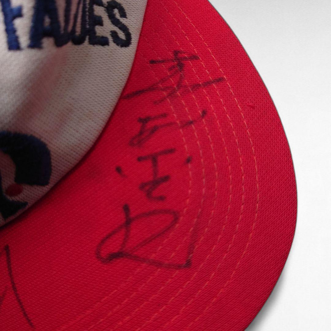 激レア 近鉄バファローズ キャップ サイン入り 野球帽 帽子 当時物 レトロ