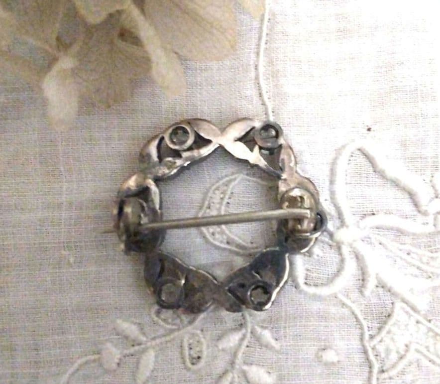 アンティーク ブローチ ペーストガラス ブロカント フランス