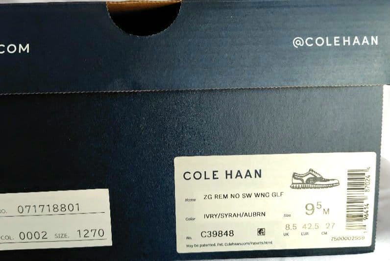 新品【COLE HAAN】MEN ZEROGRAND/zoy別注/ゴルフシューズ