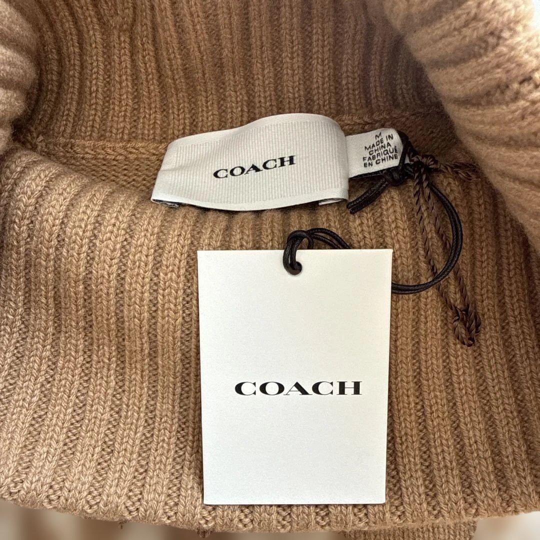 コーチ　タートルネックセーター　ウール素材　メンズM ホース&キャリッジ