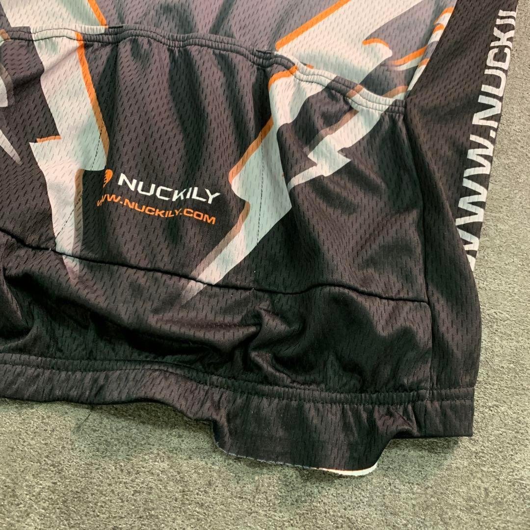 【NUCKILY】サイクルジャージ ゲームシャツ スポーツ古着usedTSM11