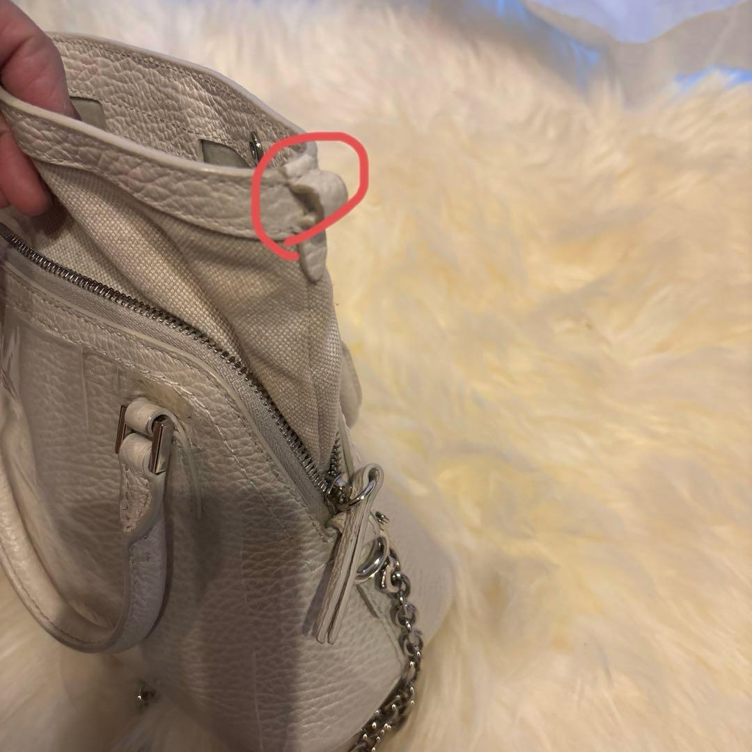 メゾマルジェラ 5ac S56WG0081 2way チェーンショルダーバッグ