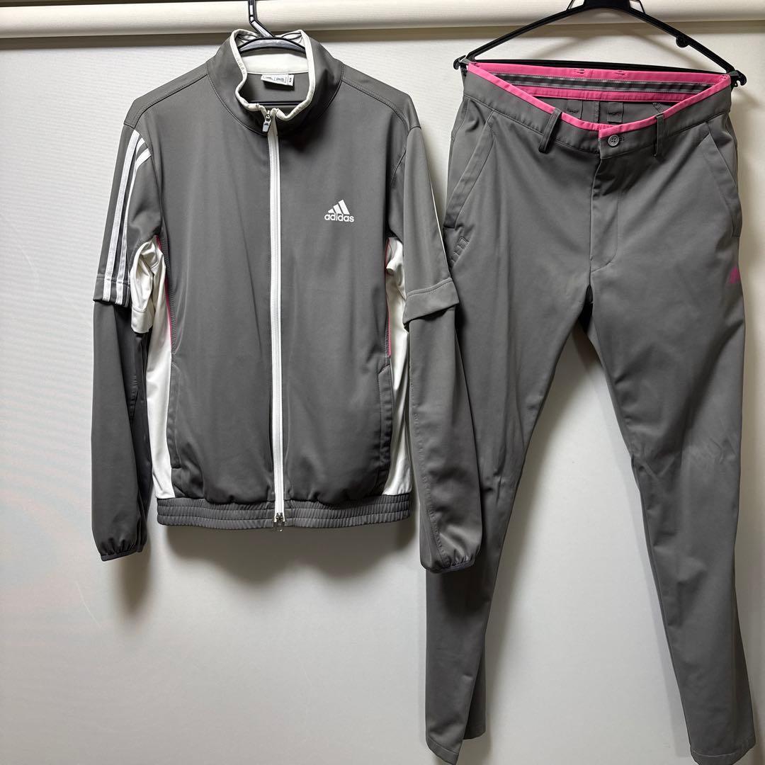 アディダス ゴルフウェア上下セット ストレッチ素材