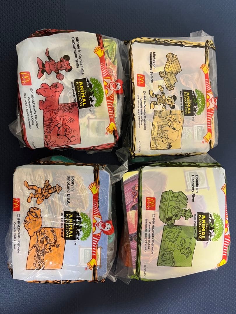 マクドナルド ハッピーセットのおもちゃ ディズニー レトロ 1990年代