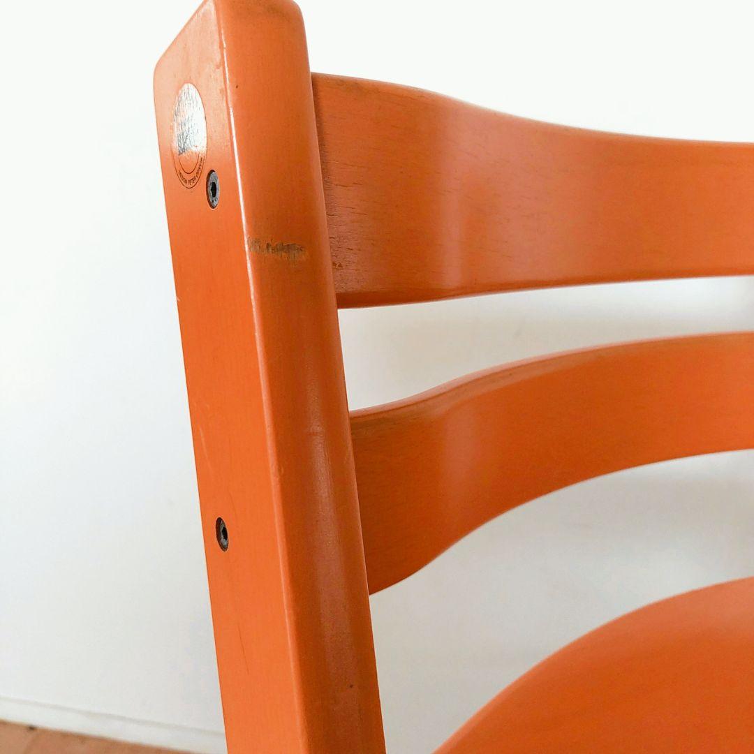 【希少】美品　現行モデル　STOKKE　トリップトラップ　シリアル4　テラコッタ