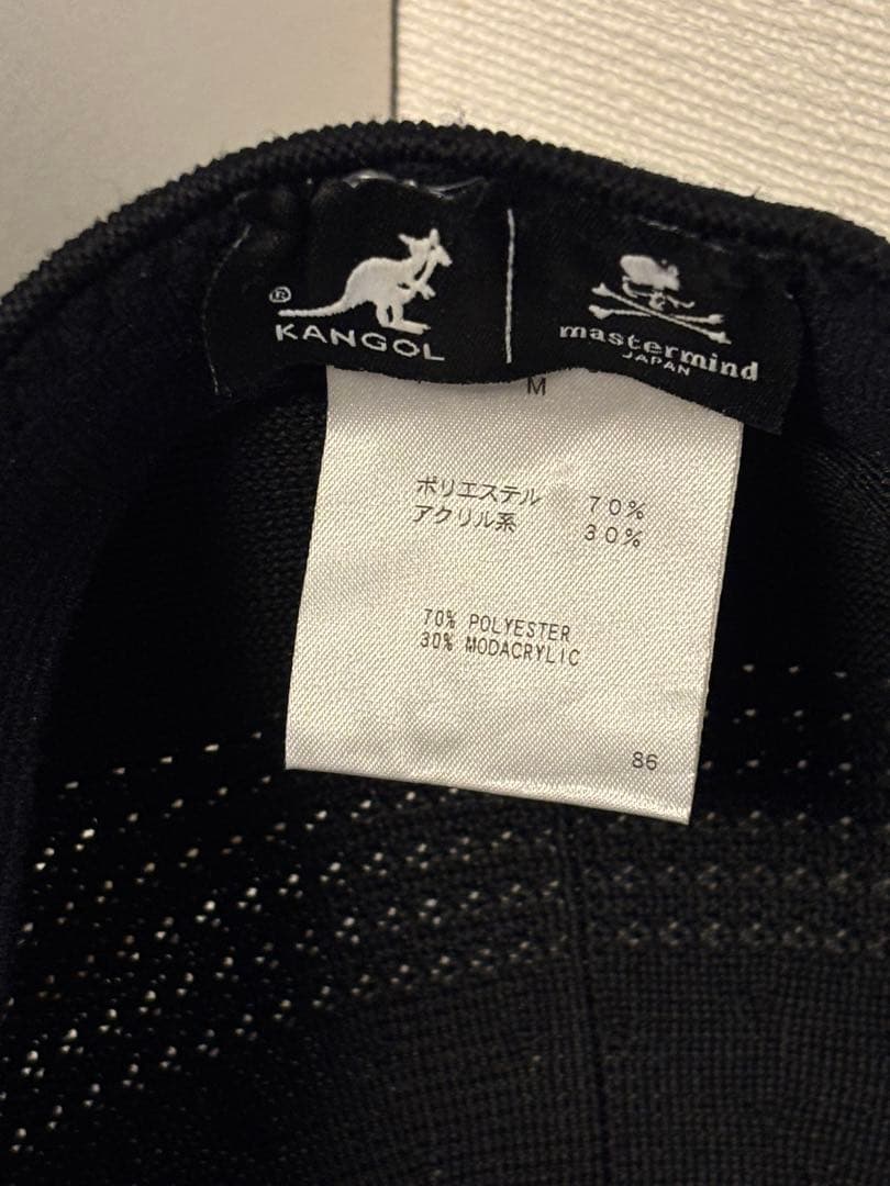 カンゴール/ベレー帽/限定/帽子/コラボ/マスターマインド/別注/ハンチング/黒