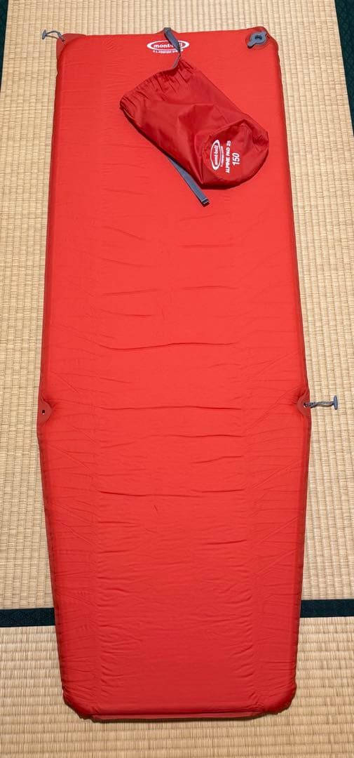 mont-bell ALPINE PAD 25 150 赤エアピロー付き