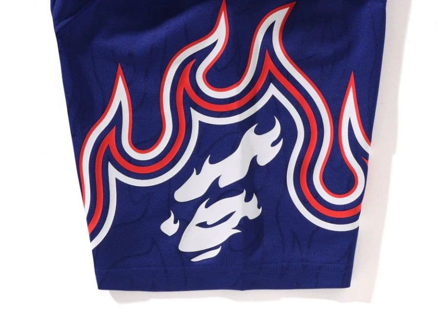 ウェア A BATHING APE x adidas Flame Jersey L