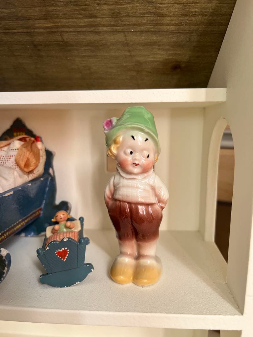 【アンティーク】ドイツ製 グーグリードール 11cm