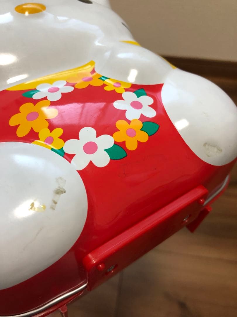平成レトロ❣️ キティ　カオハナ　ミニトランク　缶　収納ケース　ボックス　お道具箱