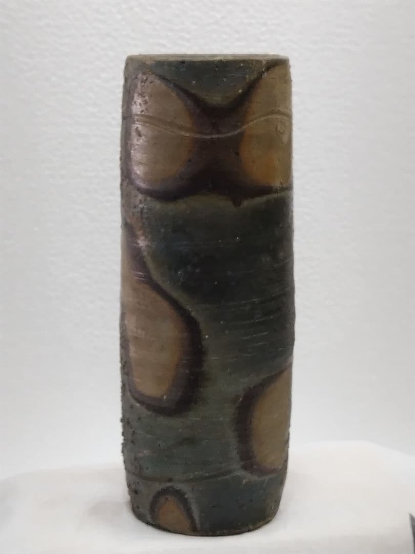 備前　花入れ　井上武  223mm✖75mm