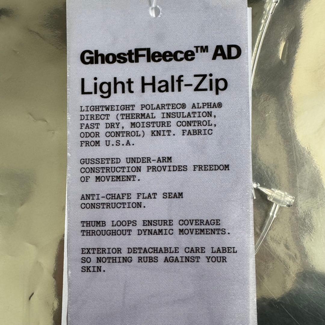 ウォーキング・ランニングウェア SATISFY GHOSTFLEECE AD LIGHT HALF-ZIP