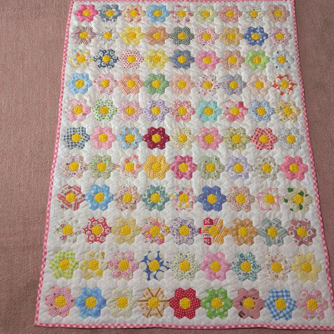 パッチワークキルト　大判サイズ