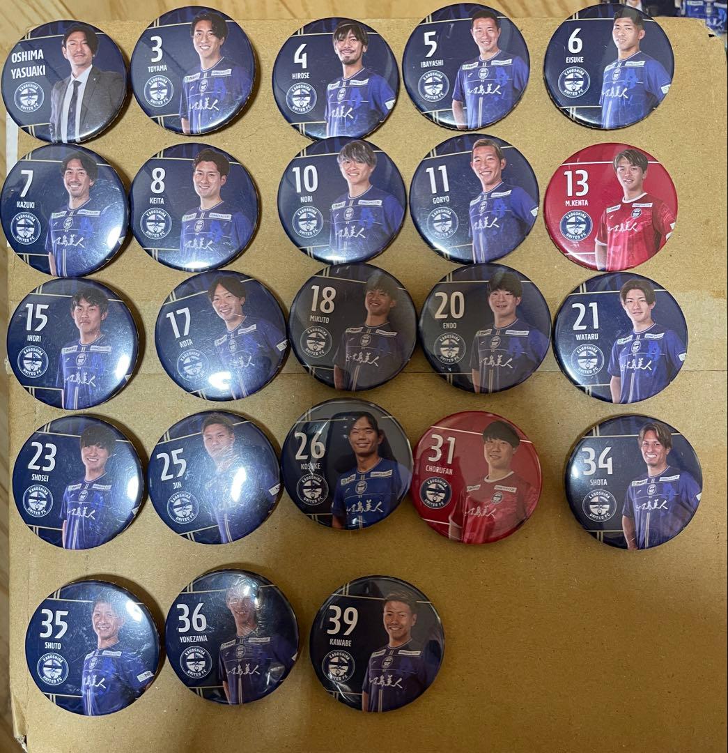 値下げ中:引退品（サッカー選手バッジ・カード・キーホルダーセット）