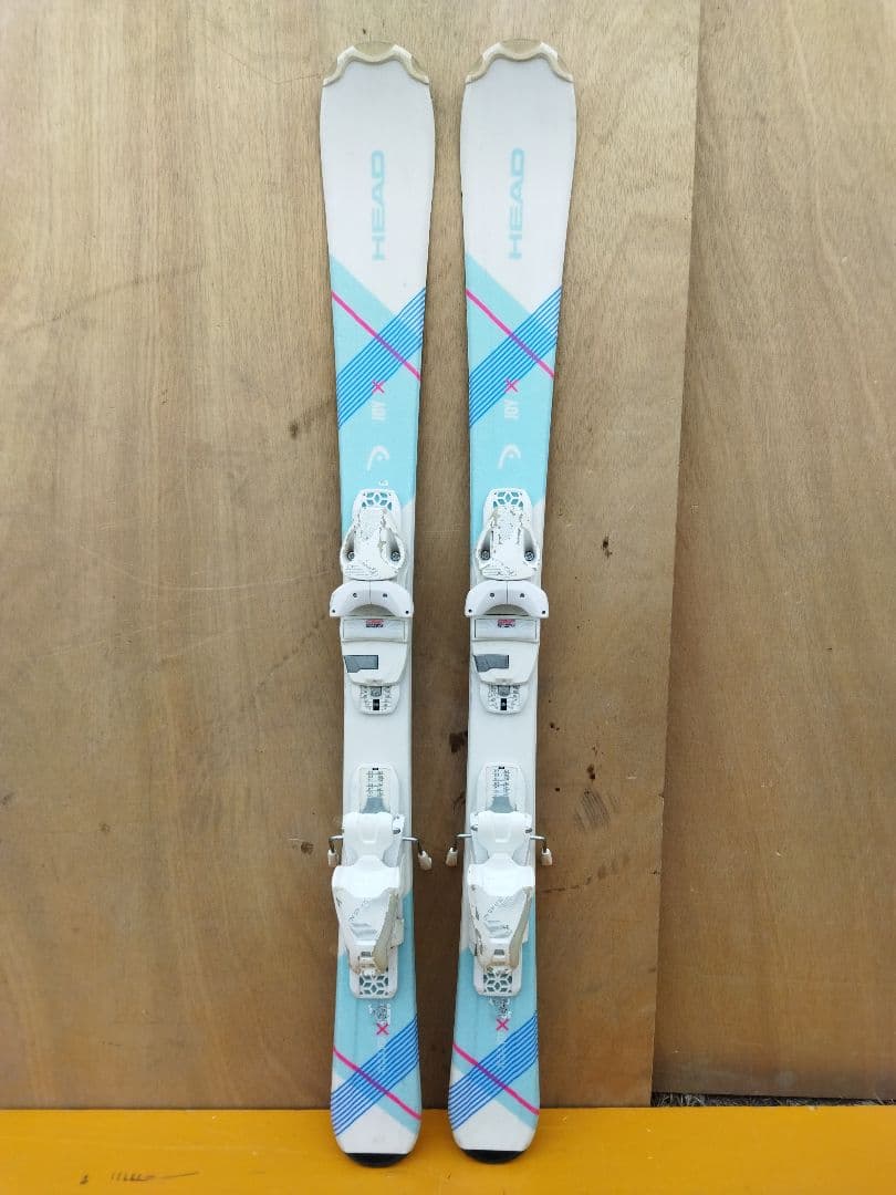 HEAD 　ヘッド　107 子供用　スキー　板　白　青色