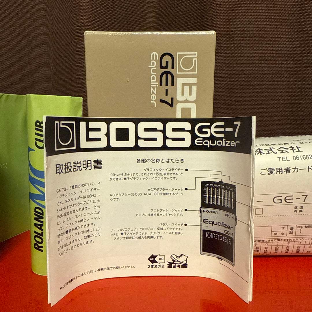ギター BOSS GE-7 MADE IN JAPAN
