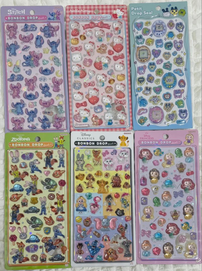 【正規品】ボンボンドロップシール ディズニー
