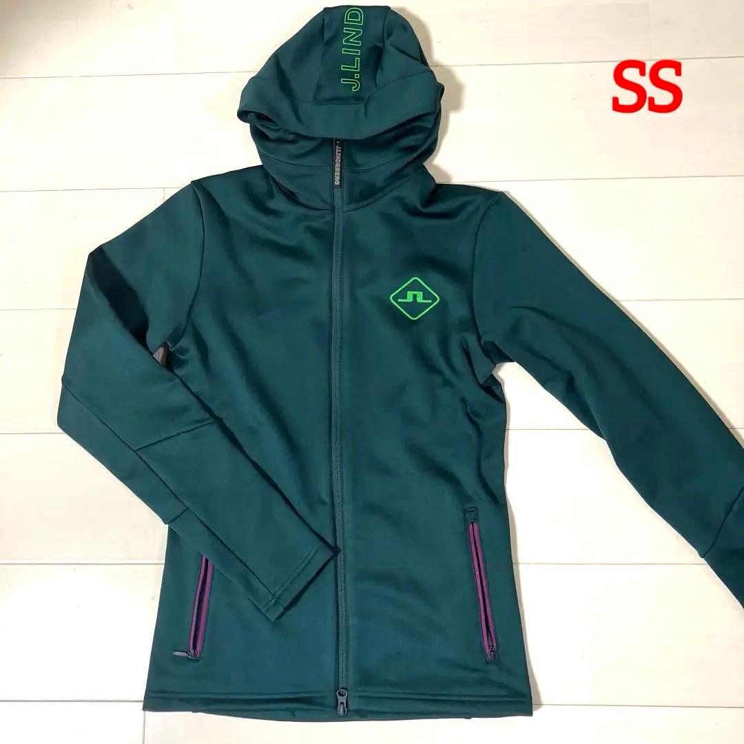 J.LINDEBERG リンドバーグ　メンズ　ジップアップパーカー　長袖グリーン