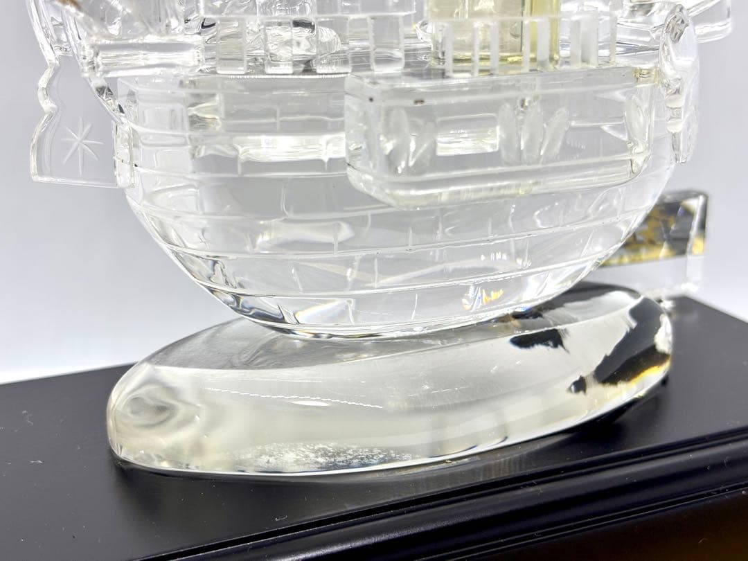 #伝統工芸士　保山　水晶工芸品 『宝船』