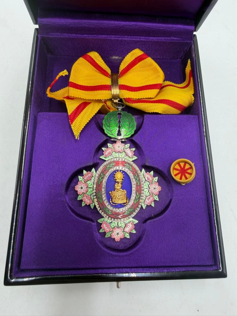 勲章 勲五等宝冠章 大日本帝国 寶冠章 略綬