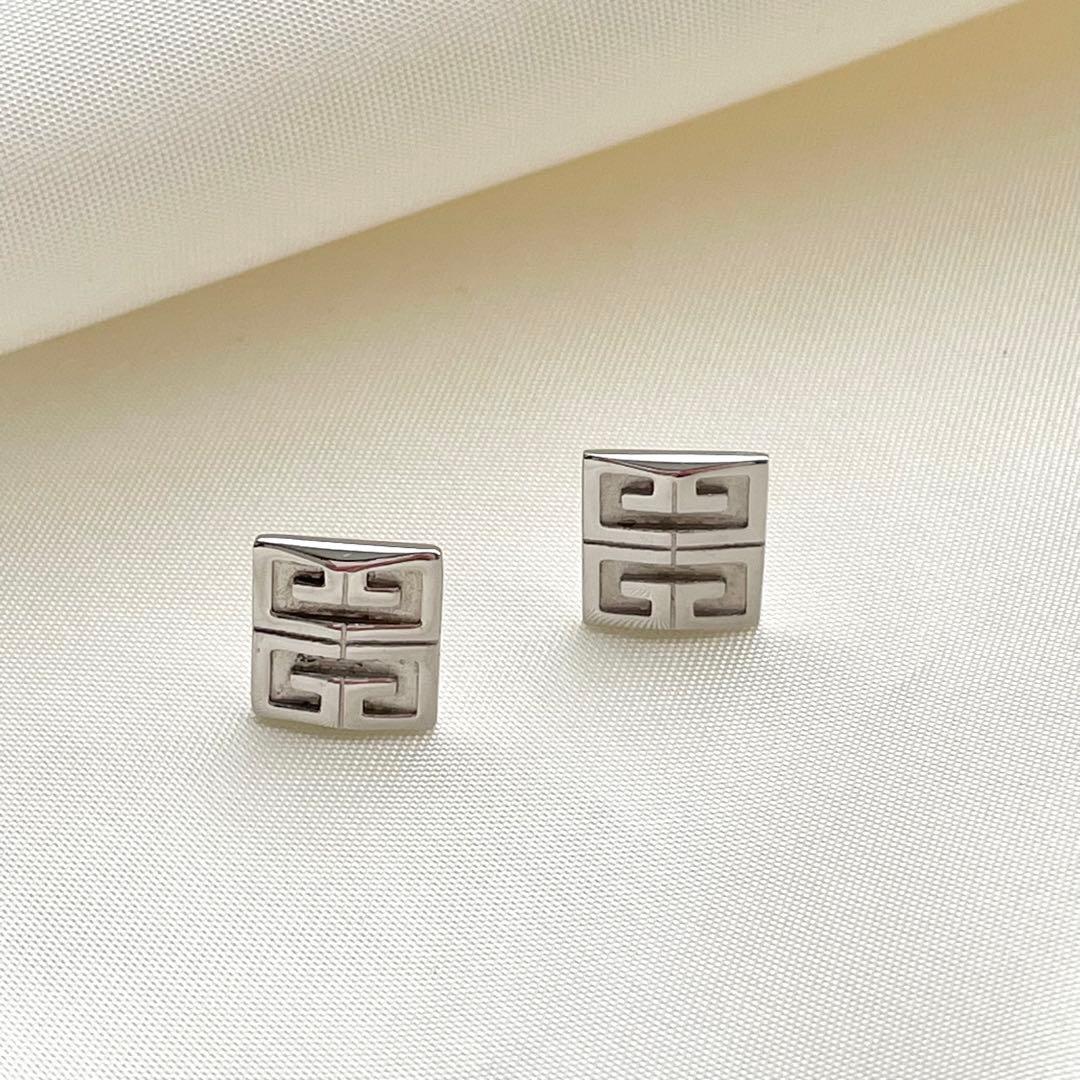 GIVENCHY ジバンシー　ロゴ　4G ピアス　シルバー　メンズ　レディース
