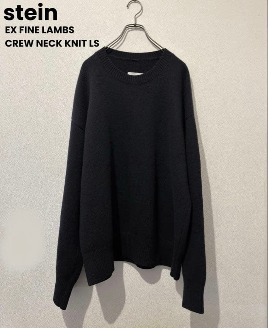 トップス stein EX FINE LAMBS CREW NECK KNIT LS M