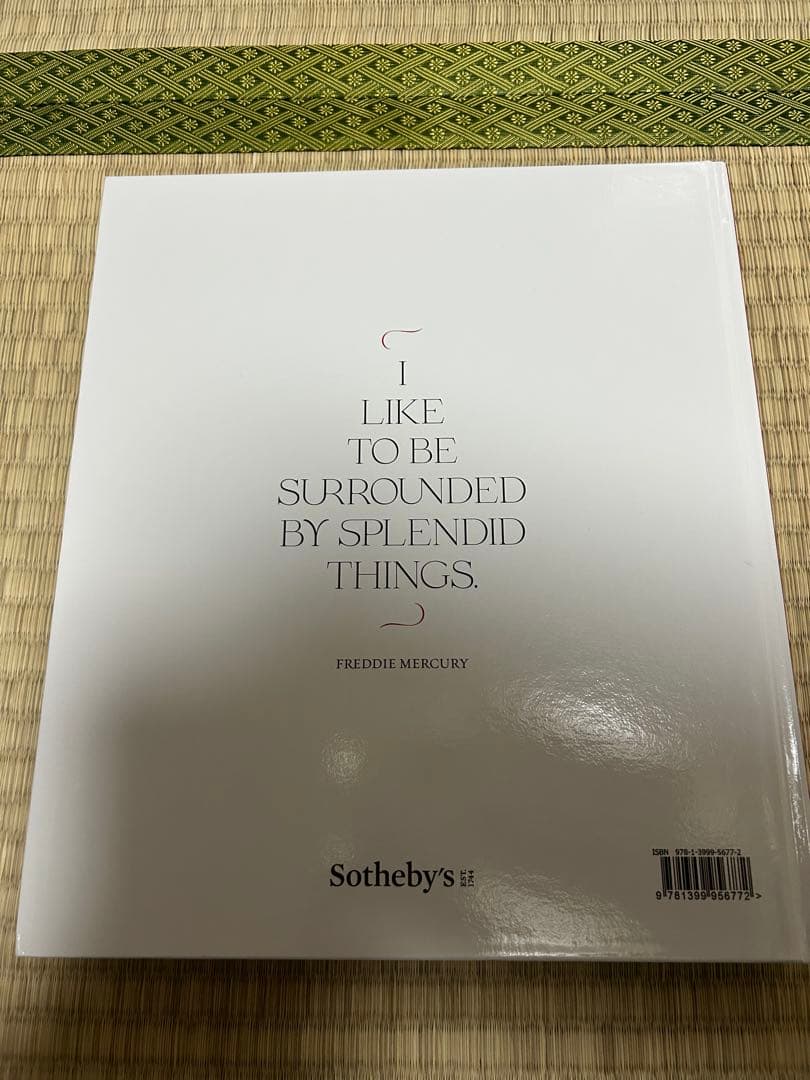 Sotheby's サザビーズ　フレディマーキュリー　カタログ