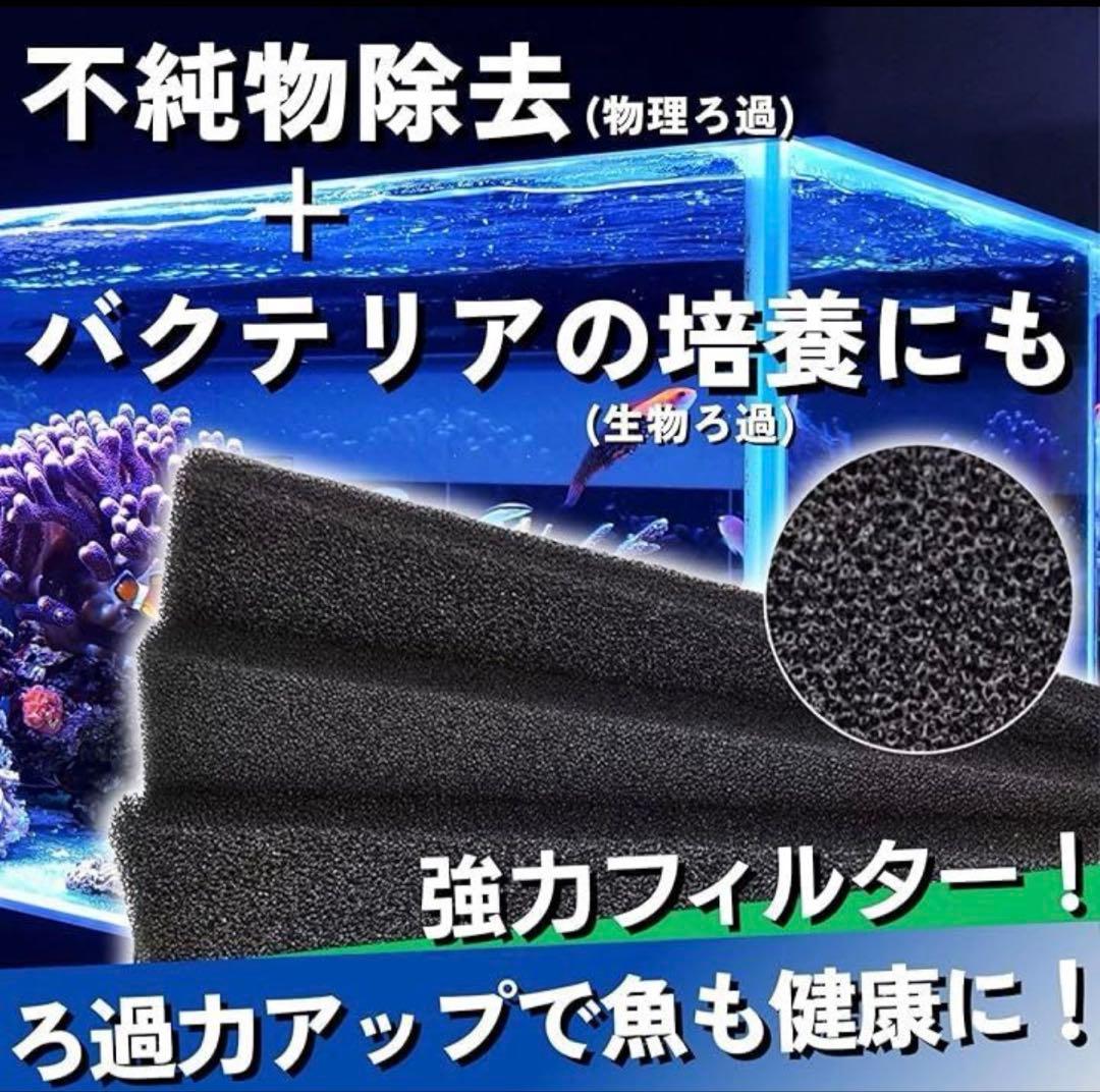 大型水槽用沈殿物理生物一体型　最強濾過槽　外部式濾過装置器　バイオフィルター付き