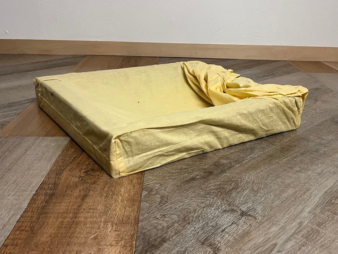 平安 上杉満樹 造 布摺漆 蒔絵 黒 炉縁 共箱 茶道具