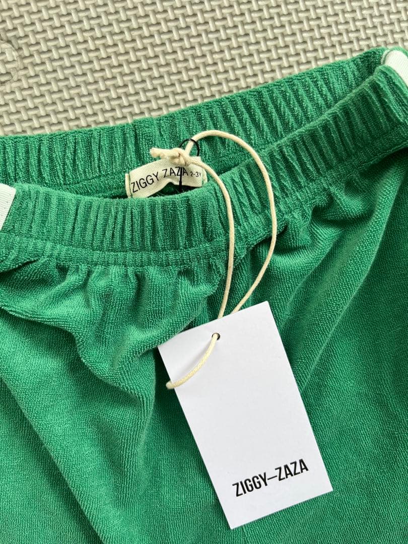 ボトムス・スパッツ ziggy zaza / twin stripe terry pant 2-3y