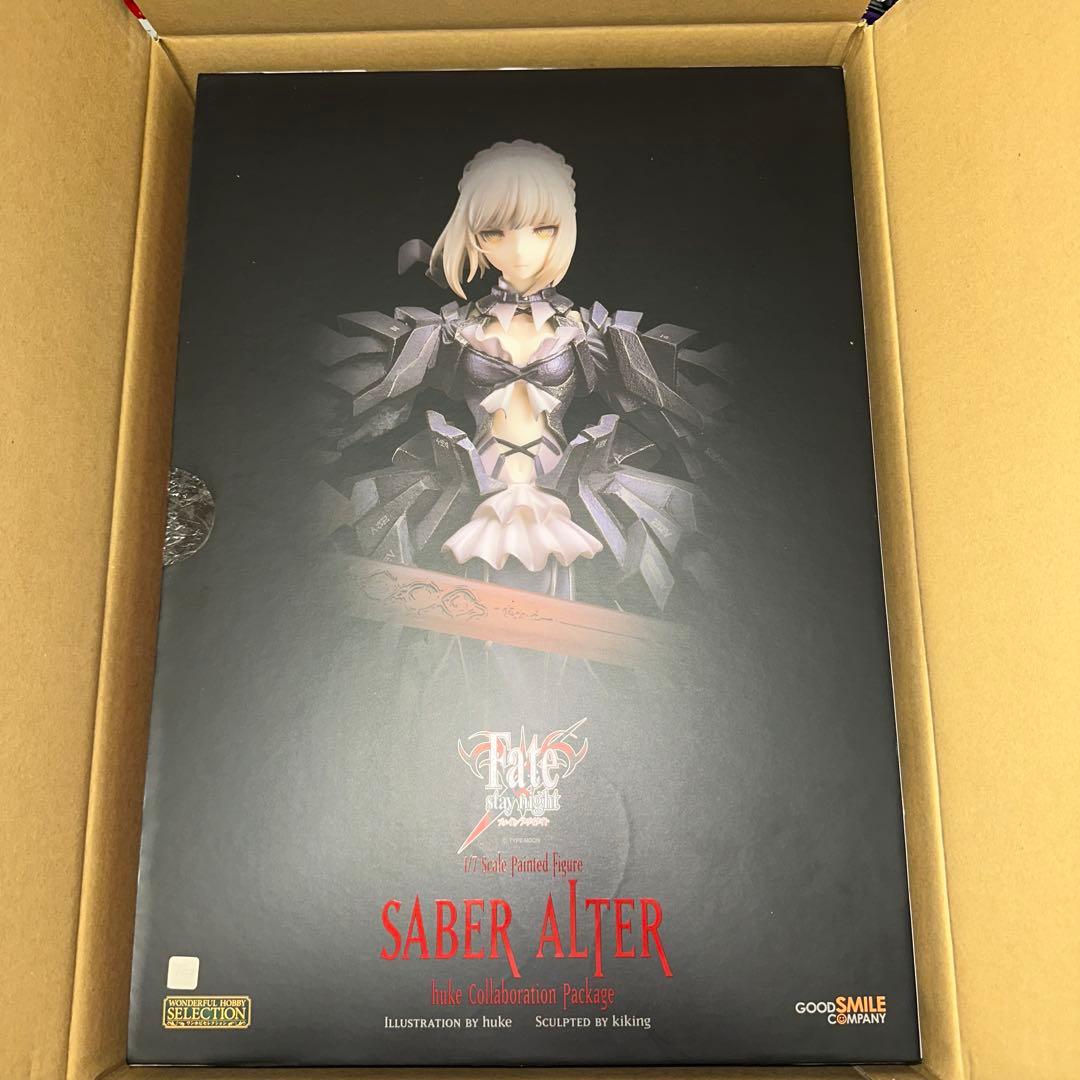 再販版　セイバーオルタ huke コラボパッケージ　複製原画付き　fate