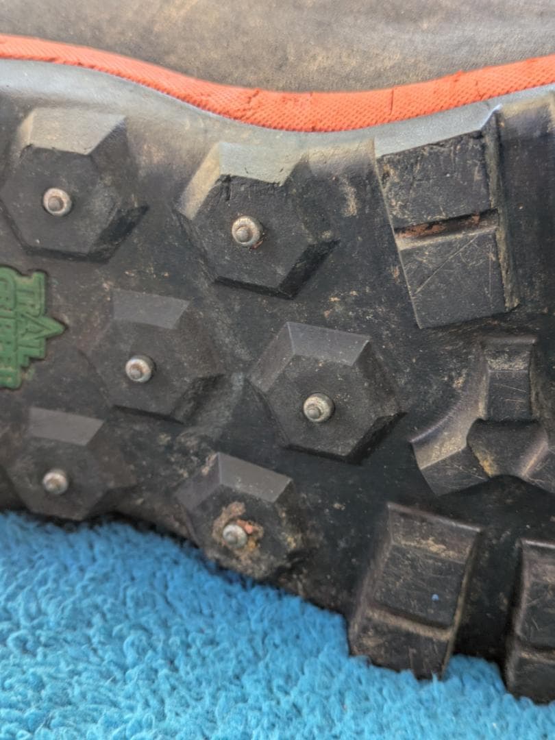 ★モンベル　プロテクションロガーブーツ　25.0★中古　チェンソーブーツ　林業