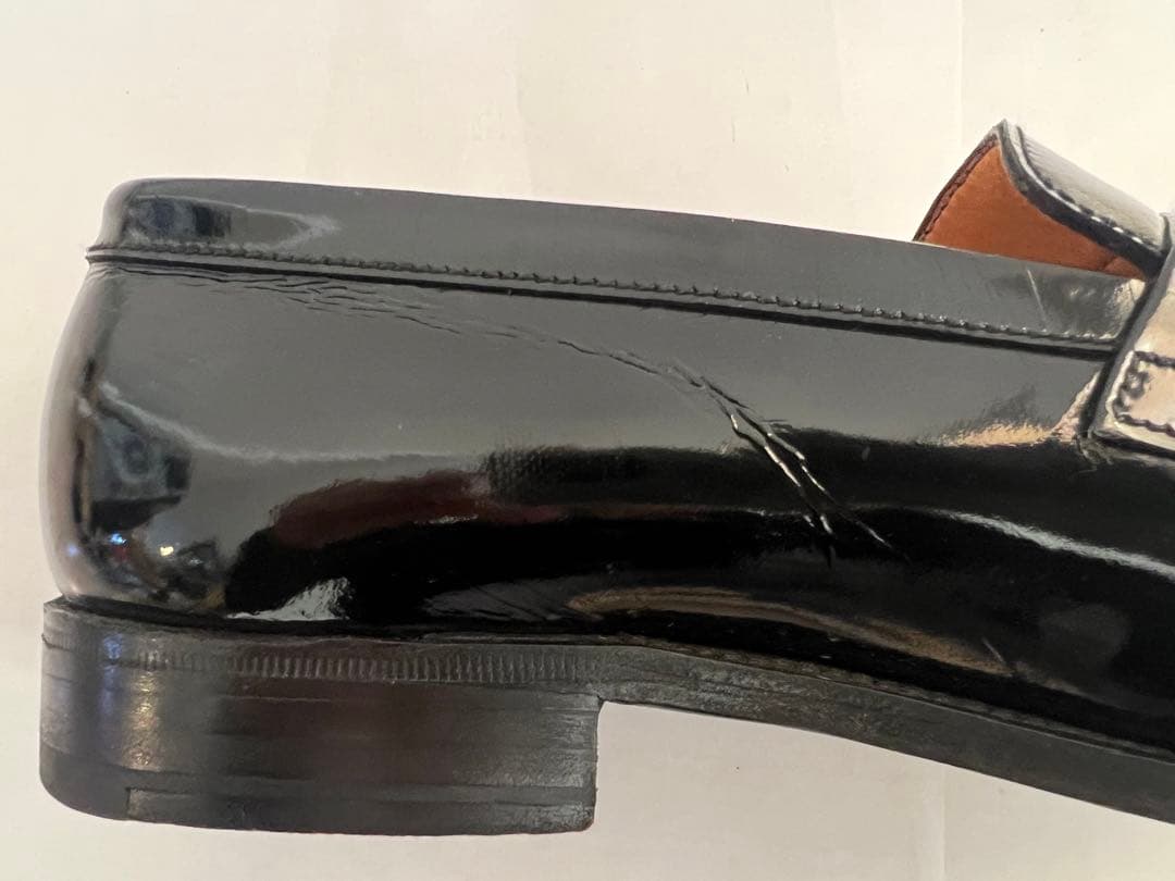 JMウエストン　ローファー　エナメル　旧ロゴ　23cm 3B