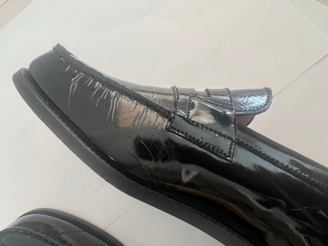 JMウエストン　ローファー　エナメル　旧ロゴ　23cm 3B