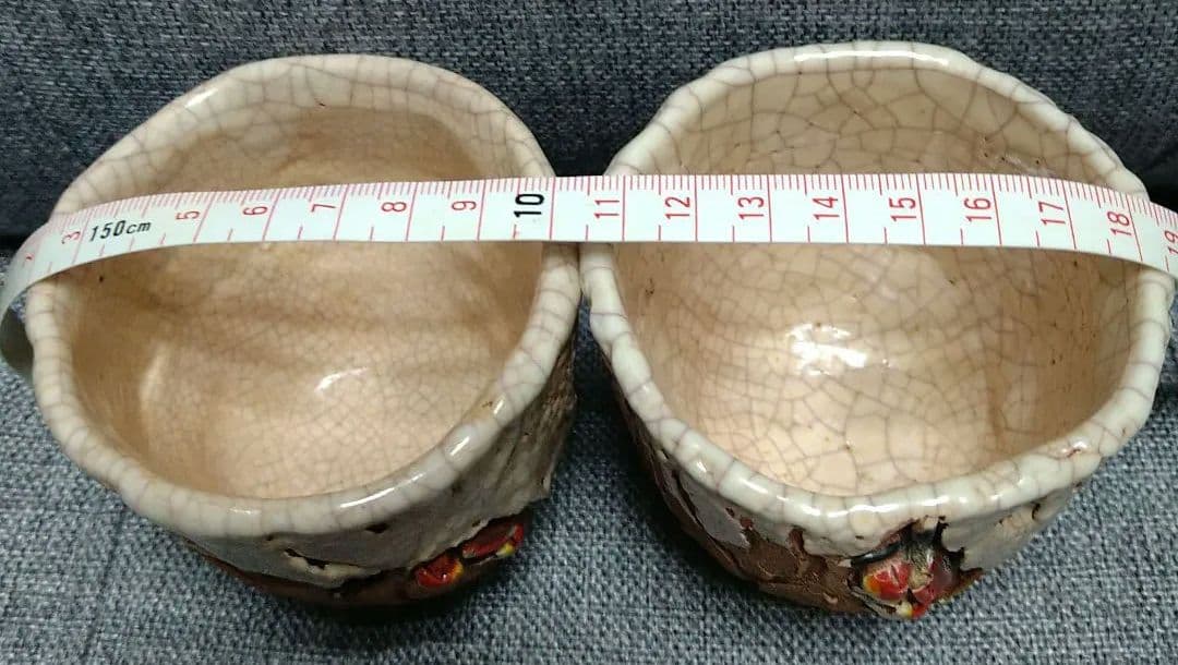 レア！楽山の天神蟹の湯呑みです(๑•̀ㅂ•́)و✧