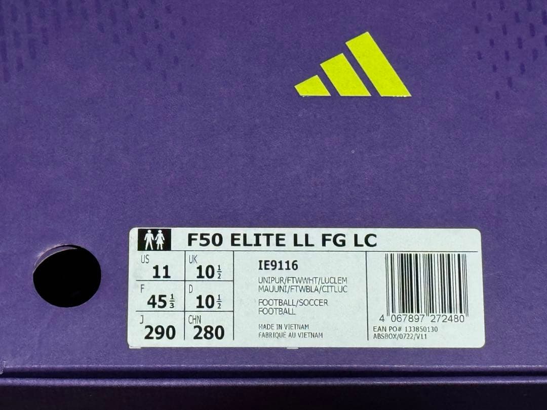 シューズ adidas F50 ELITE LL FG LC 11 29cm