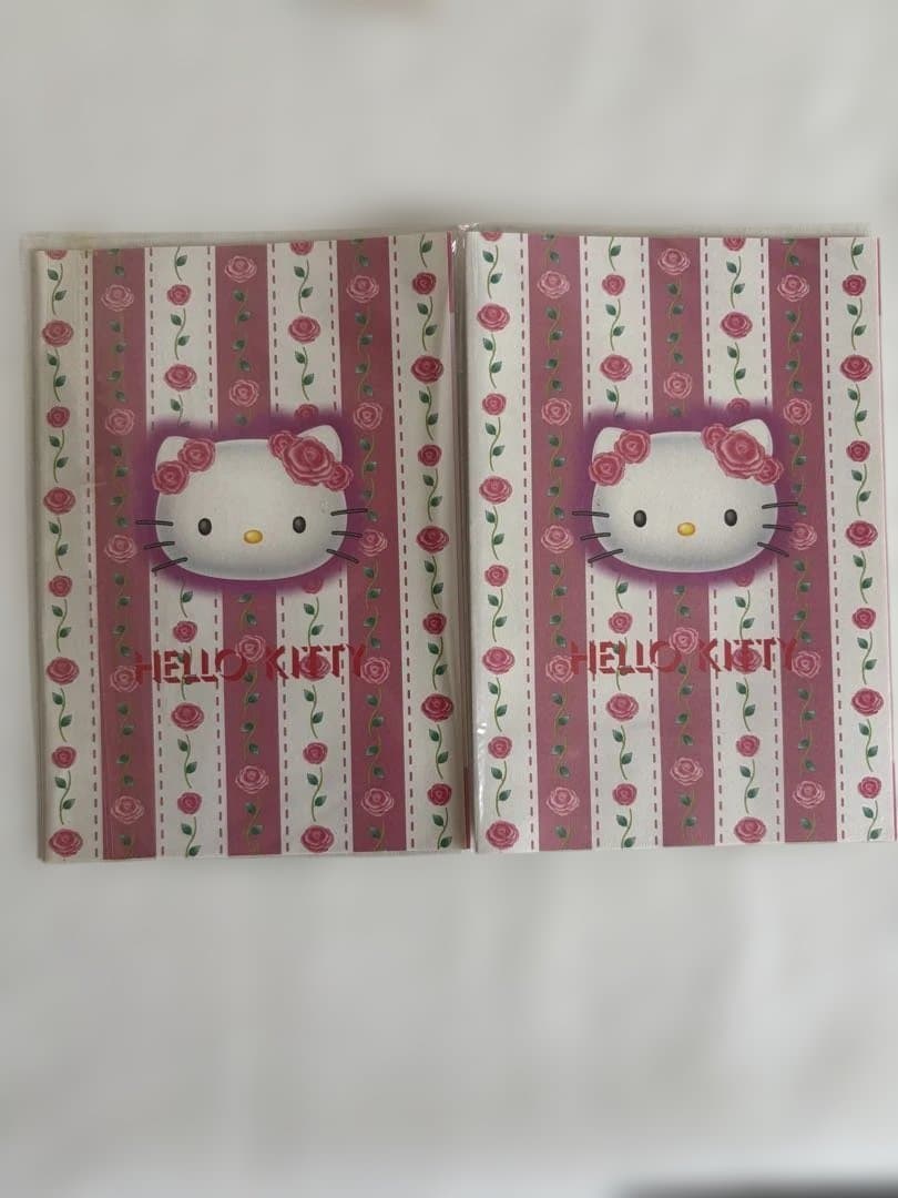 【激レア 】サンリオ ローズ柄リフィル 6穴 & カード 2000年 キティ