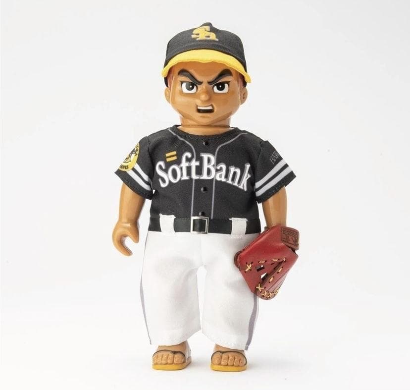 ゴッコ堂 気合田くん x 福岡ソフトバンクホークス (ビジターVer)