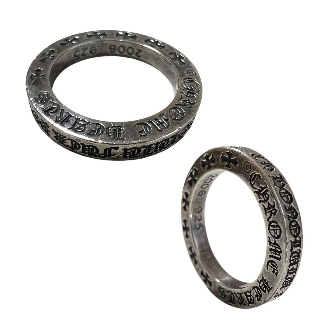 【正規品】クロムハーツ ネックレス リング ダイヤ付トップ ３点 セット販売