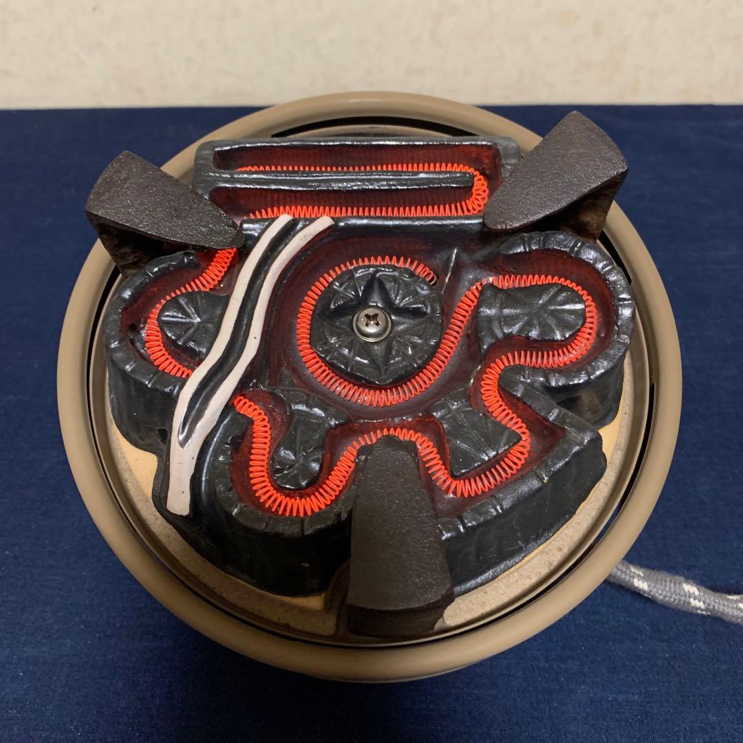 人間国宝 高橋敬典造 朝鮮風炉 野々田製電熱器 茶釜 敷板 茶道具 お点前道具