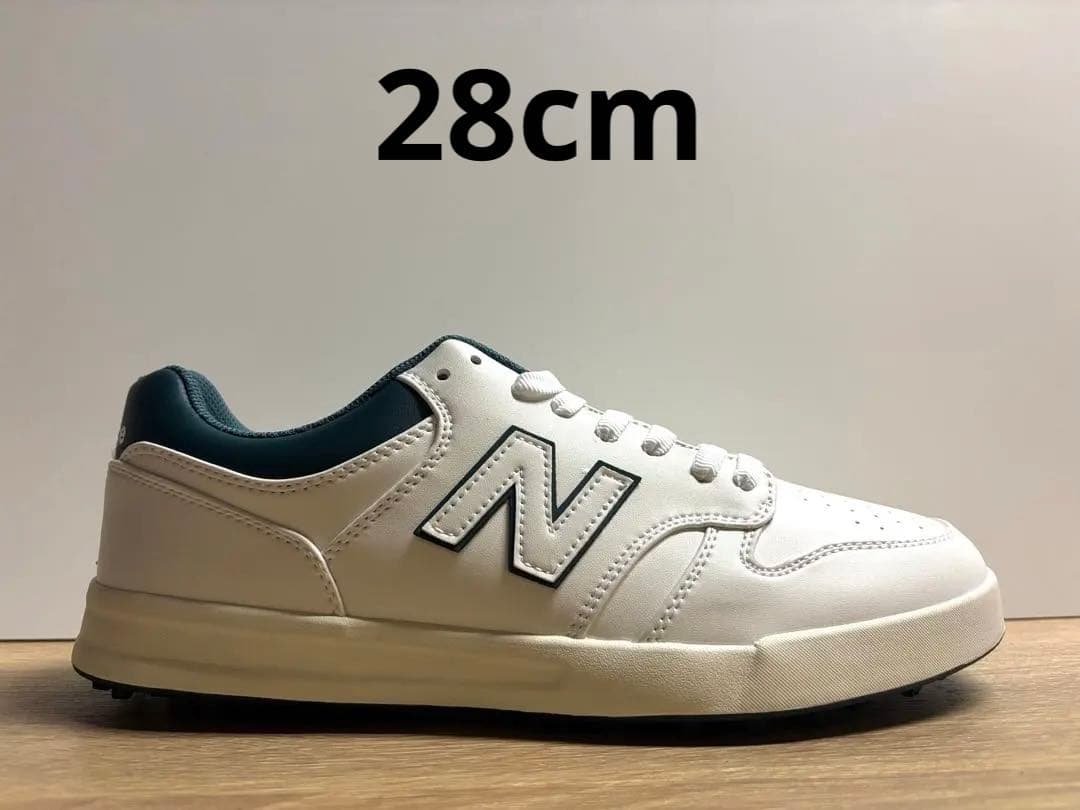 未使用 28cm 2E ニューバランスゴルフシューズUGC480PAホワイト