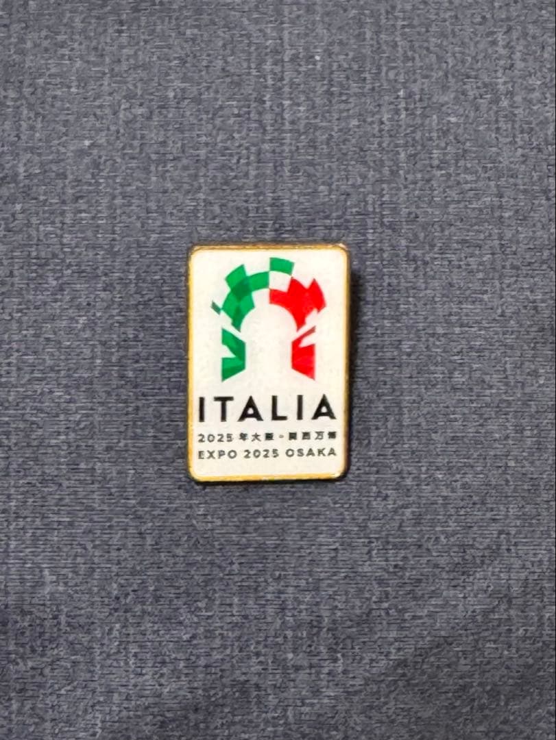 る*な様 大阪関西万博 EXPO2025 イタリア館パビリオン スタッフピンバッ