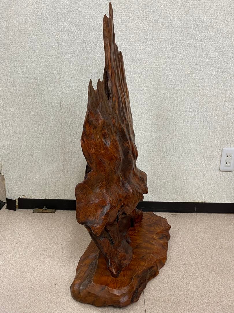 3-2799 屋久杉？置物・飾り（高さ約90cm・約11kg）